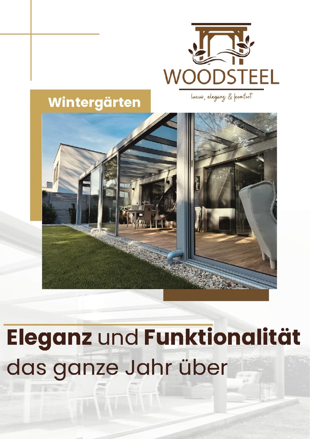 Titelseite des WS Wintergarten-PDF-Katalogs — Wintergärten