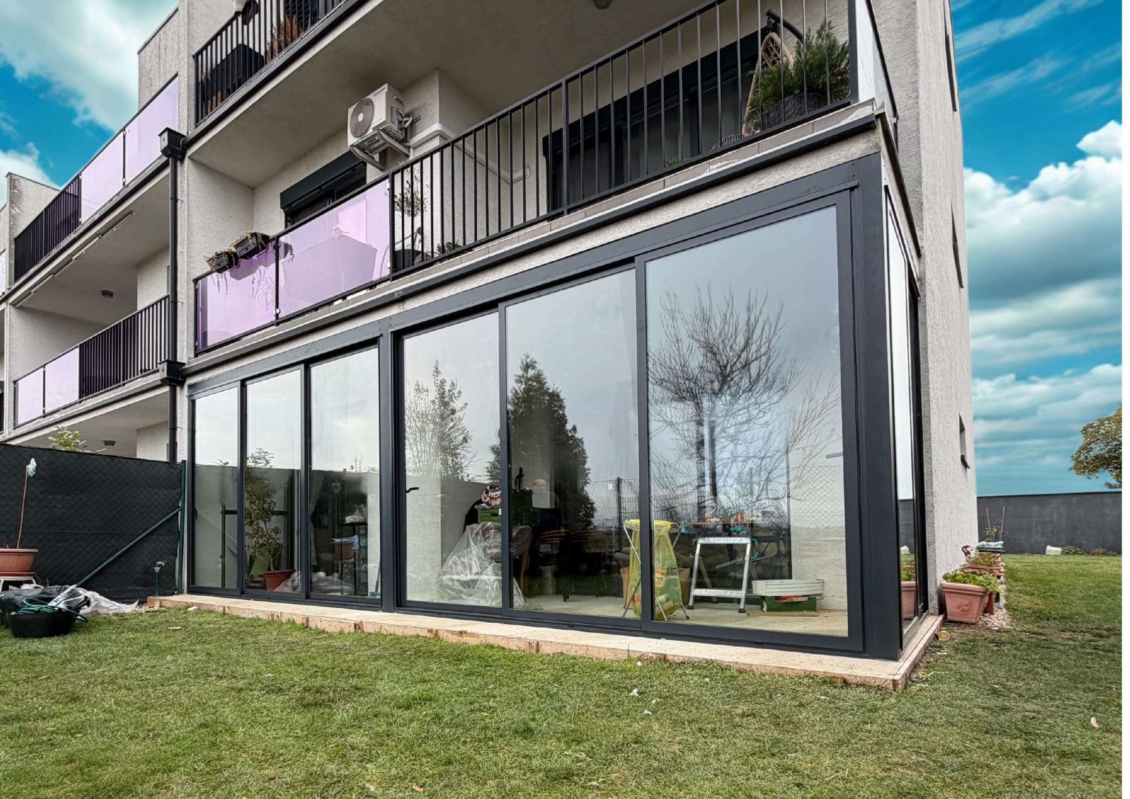 Terrassenverglasung